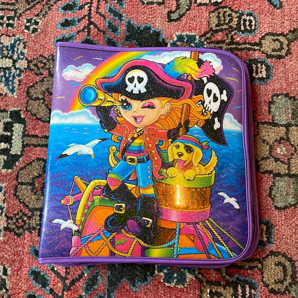 Y2K Lisa frank pirate trapper keeper 🌸